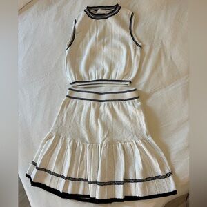 Sleeveless Knit Matching Set